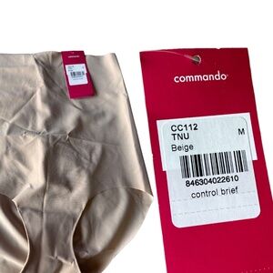NWT Commando Classic Control Briefs Beige M